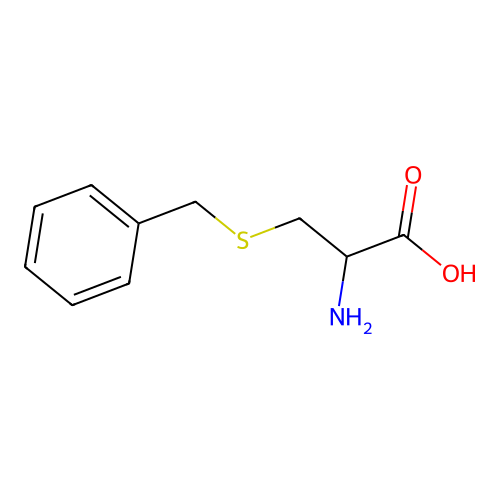 2-Amino-3-benzylsulfanylpropanoic acid structure