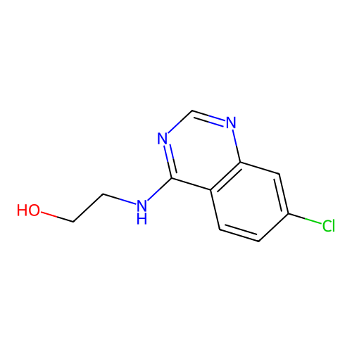 2-[(7-Chloroquinazolin-4-yl)amino]ethanol structure