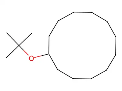 (1,1-Dimethylethoxy)cyclododecane structure