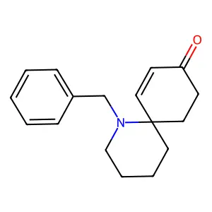 1-Azaspiro[5.5]undec-7-en-9-one, 1-(phenylmethyl)- structure