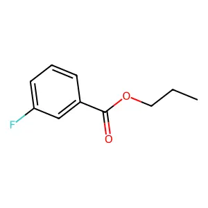 Propyl 3-fluorobenzoate structure