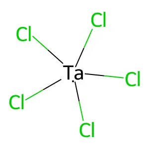 五氯化钽 structure