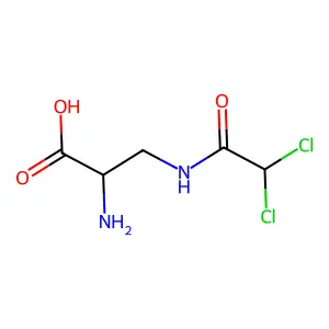 2-Amino-3-[(2,2-dichloroacetyl)amino]propanoic acid structure