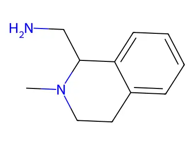 (2-Methyl-1,2,3,4-tetrahydroisoquinolin-1-yl)methanamine structure