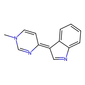 3-(1-Methyl-4(1H)-pyrimidinylidene)-3H-indole structure