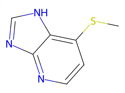 3h-Imidazo[4,5-b]pyridine,7-(methylthio)- structure