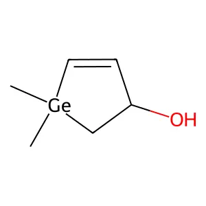 1,1-Dimethyl-2,3-dihydrogermol-3-ol structure