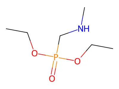 Diethyl [(methylamino)methyl]phosphonate structure