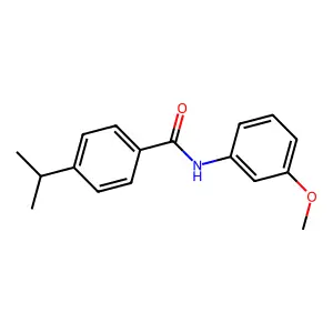 N-(3-methoxyphenyl)-4-propan-2-ylbenzamide structure