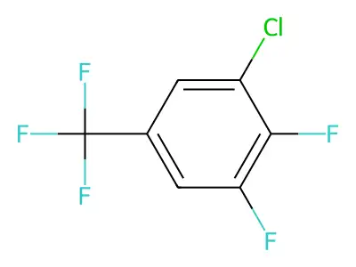 Benzene, 1-chloro-2,3-difluoro-5-(trifluoromethyl)- structure