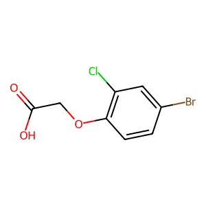 2-(4-Bromo-2-chlorophenoxy)acetate structure