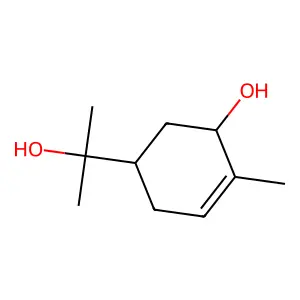 (1R,5R)-5-(2-hydroxypropan-2-yl)-2-methylcyclohex-2-en-1-ol structure