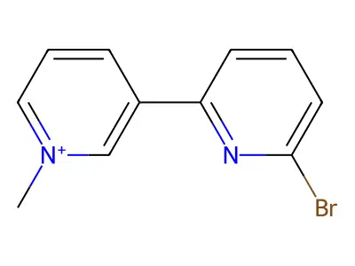 3-(6-Bromopyridin-2-yl)-1-methylpyridin-1-ium structure