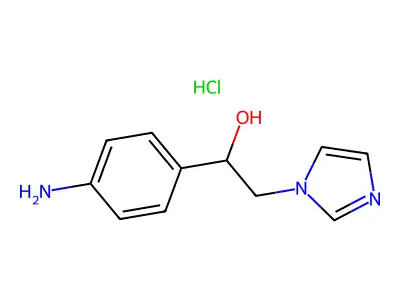 Imidazole-1-ethanol, alpha-(anilino)-, monohydrochloride structure