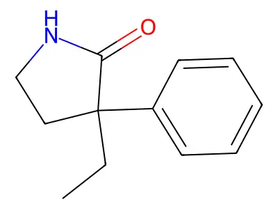 2-Pyrrolidinone, 3-ethyl-3-phenyl- structure