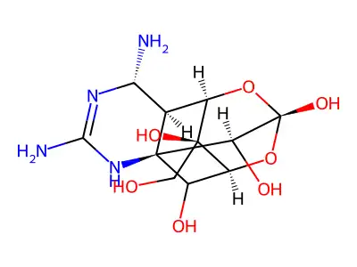 Tetrodotoxin, 4-amino-4-deoxy-, (4-alpha)- structure