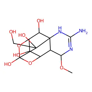 Tetrodotoxin, O(sup 4)-methyl- structure