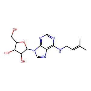 Isopentenyladenosine structure