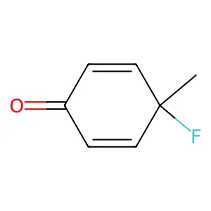 4-Fluoro-4-methylcyclohexa-2,5-dien-1-one structure