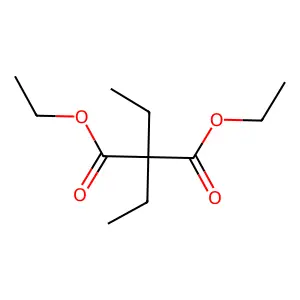 二乙基丙二酸二乙酯 structure
