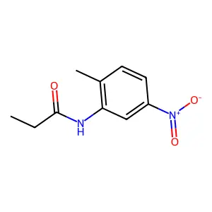 N-(2-methyl-5-nitrophenyl)propanamide structure