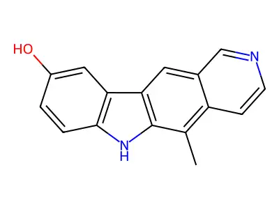 9-Hydroxy-11-demethylellipticine structure