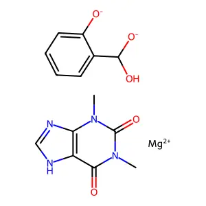 Theophylline magnesium salicylate structure