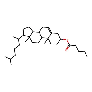 胆甾醇戊酸酯 structure