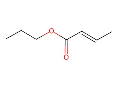 Propyl crotonate structure