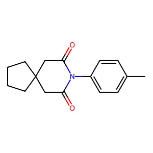 8-(4-Methylphenyl)-8-azaspiro[4.5]decane-7,9-dione structure
