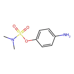 4-Aminophenyl dimethylsulphamate structure