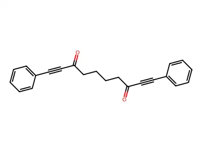 1,9-Decadiyne-3,8-dione, 1,10-diphenyl- structure