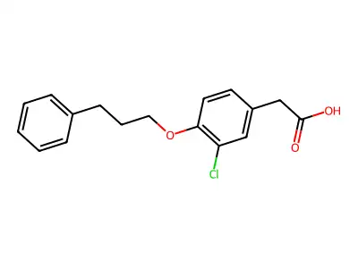 3-氯-4-丙基苯乙酸 structure