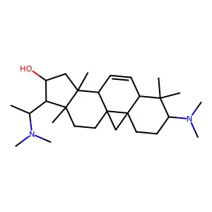 Cyclovirobuxeine A structure