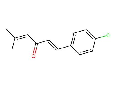 1-(4-Chlorophenyl)-5-methylhexa-1,4-dien-3-one structure