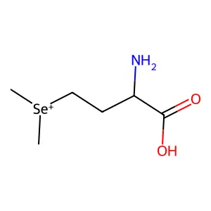 (3-Amino-3-carboxypropyl)dimethylselenonium structure