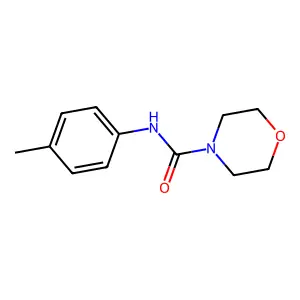 4-(N-(P-Tolyl)carbamoyl)morpholine structure