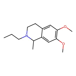 6,7-Dimethoxy-1-methyl-2-propyl-1,2,3,4-tetrahydroisoquinoline structure
