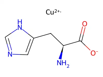 组氨酸铜 structure