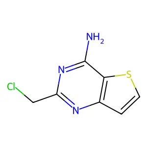 2-(Chloromethyl)thieno[3,2-d]pyrimidin-4-amine structure