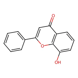 8-羟基黄酮 structure