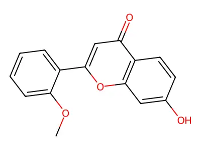 7-Hydroxy-2'-methoxyflavone structure