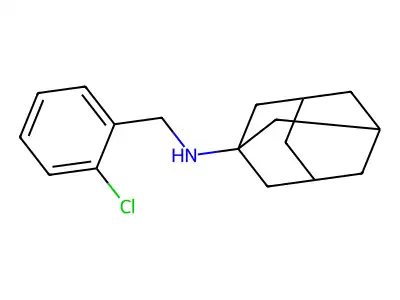 N-(2-Chlorobenzyl)adamantan-1-amine structure