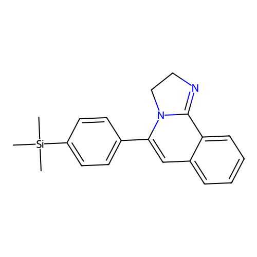 5-(4-Trimethylsilanyl-phenyl)-2,3-dihydro-imidazo[2,1-a]isoquinoline structure