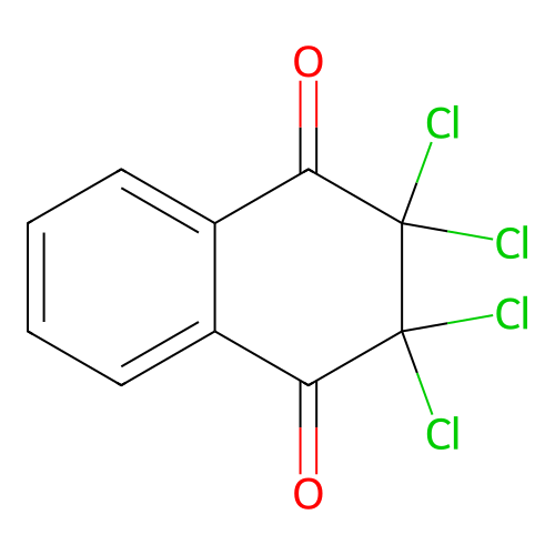 1,4-Naphthalenedione, 2,2,3,3-tetrachloro-2,3-dihydro- structure