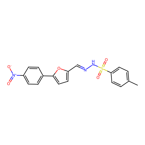 C18H15N3O5S structure