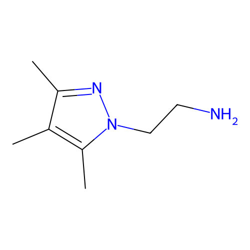 2-(3,4,5-TRIMETHYL-1H-PYRAZOL-1-YL)ETHANAMINE structure