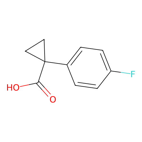 1-(4-Fluorophenyl)cyclopropanecarboxylic acid structure