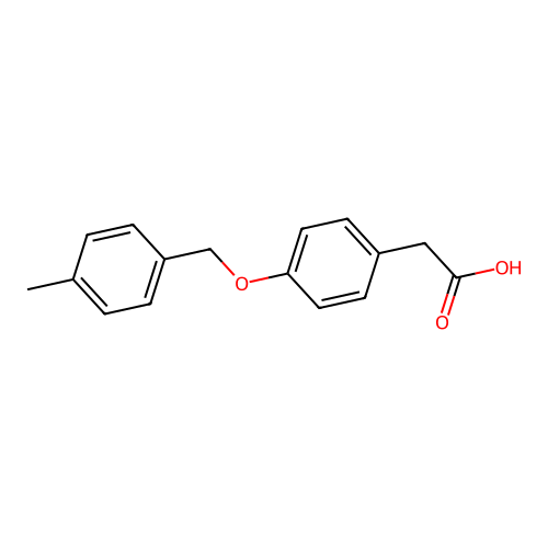 2-{4-[(4-Methylphenyl)methoxy]phenyl}acetic acid structure