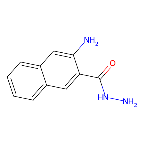 3-Amino-2-naphthohydrazide structure